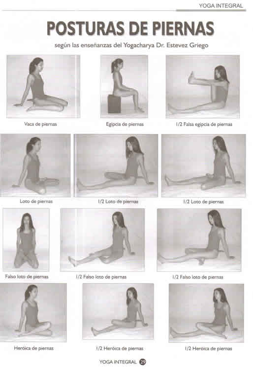 Resultado de imagen para posturas de piernas yoga integral